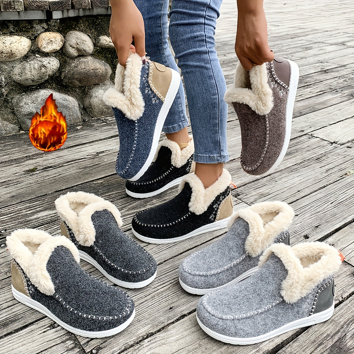 Aurovine | Chaussures Hiver Confort Douillet