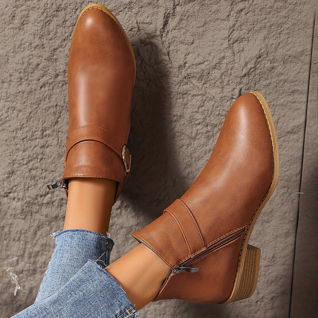 Amélina™ – Bottines confortables à boucle pour pieds sensibles